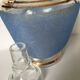 Carafe bleue art déco
