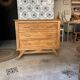 Commode Oscar bois et noir années 50-70 style scandinave