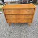 Vintage 60s oak chest of drawers