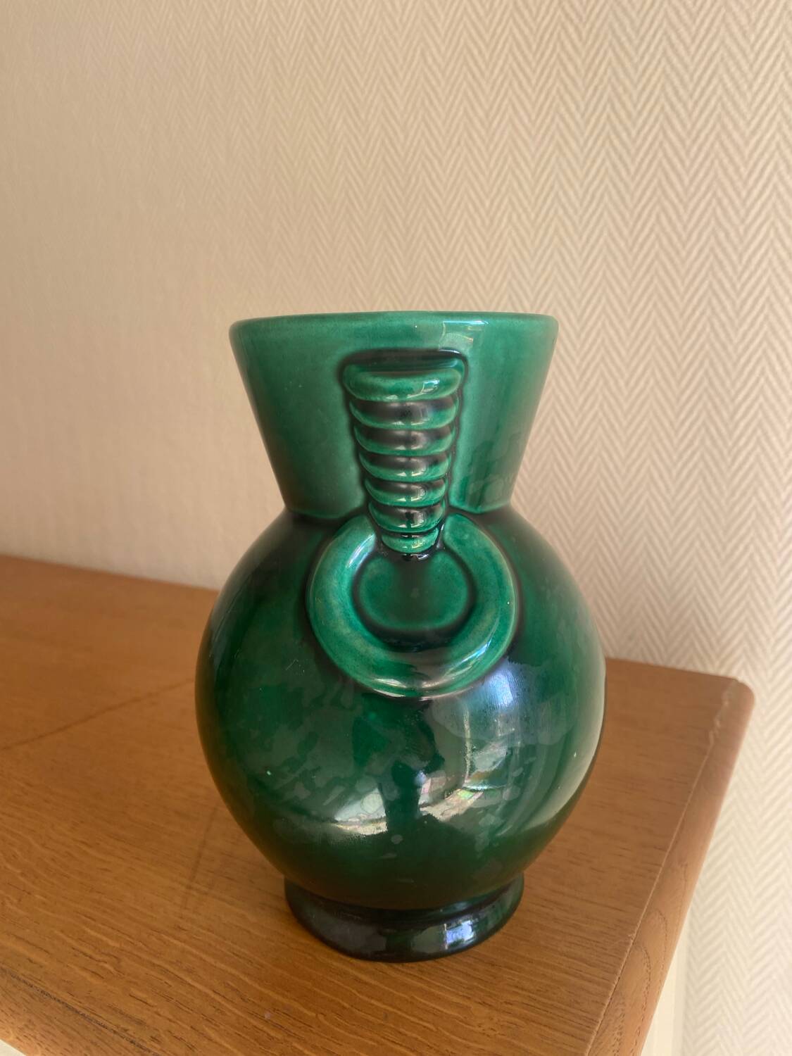 Art Deco vase signed Blanche Letalle for Saint Clément