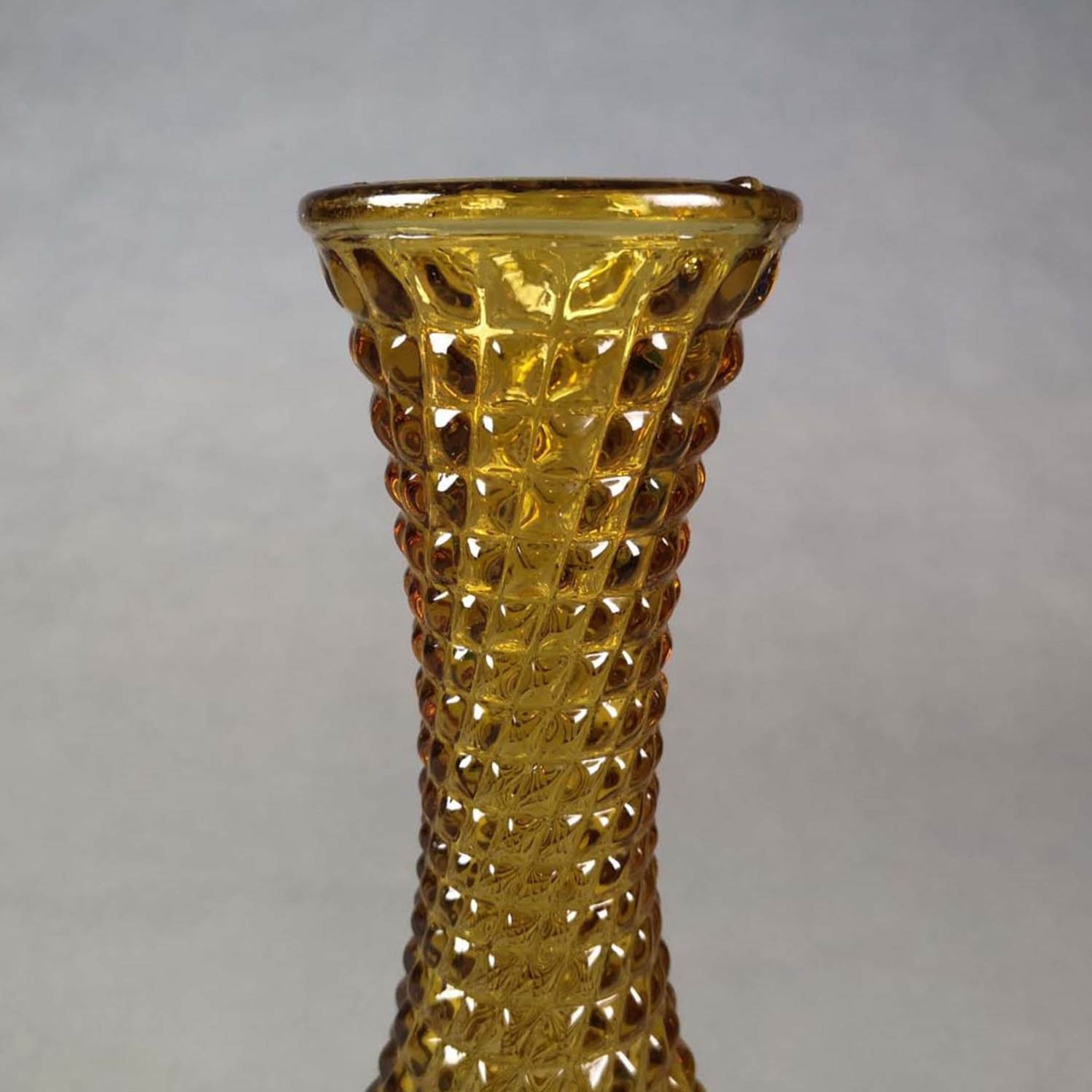 Italian empoli vase empoli diamond tip 30 cm