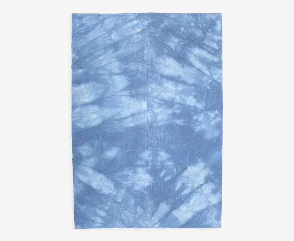 Pastel blue large turkish rug 304x211cm