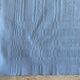 Set of 8 damask napkins dyed in dreamy blue monogrammed MC - cotton - 72x60cm