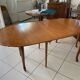 Extendable half moon table