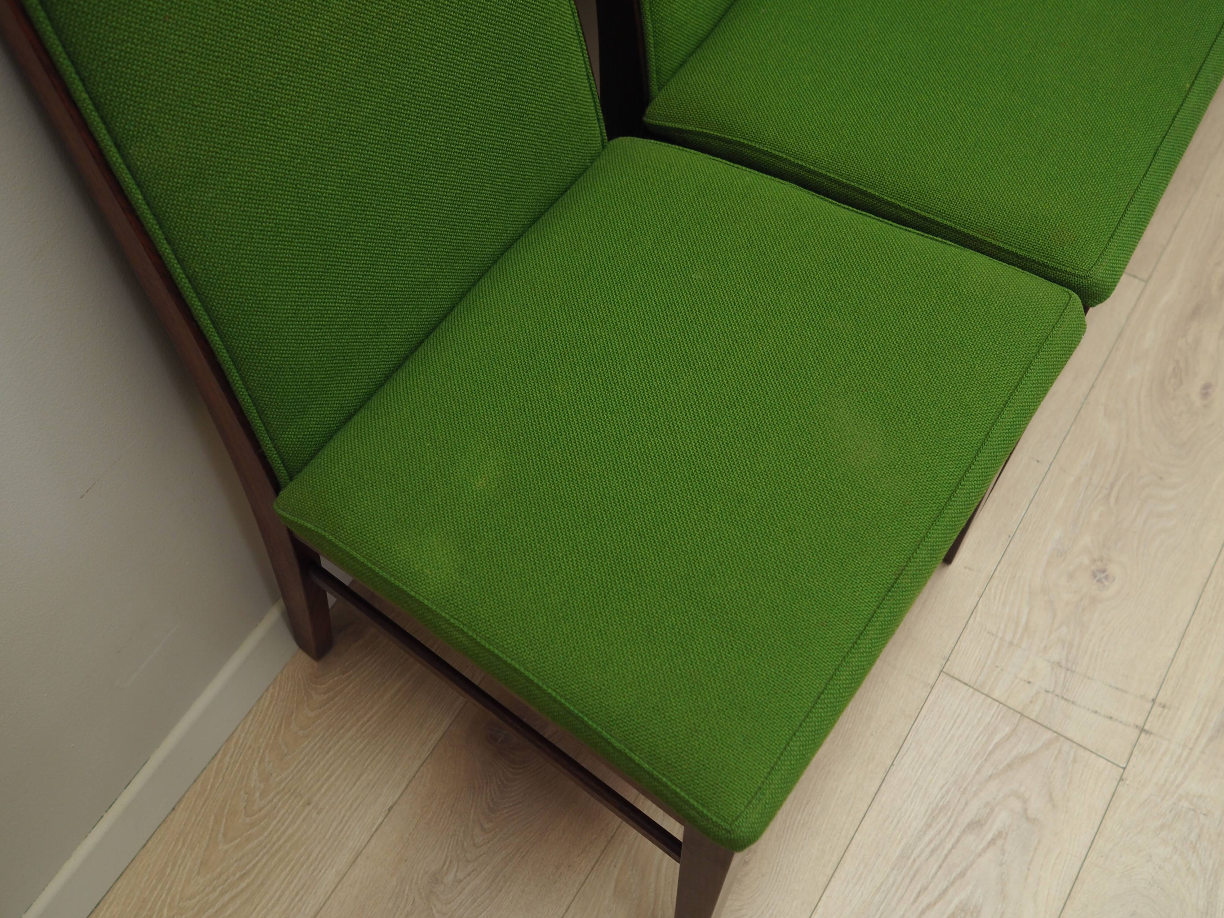 Ensemble de quatre chaises en palissandre, design danois, années 1970, éditeur : Dyrlund