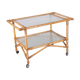 Vintage Bamboo Trolley and serving trolley 1960s