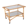 Vintage Bamboo Trolley and serving trolley 1960s