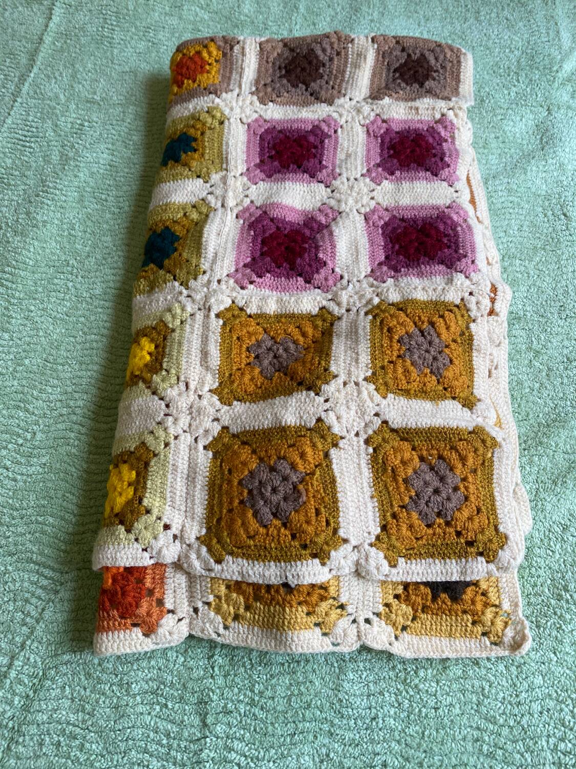 Couvre lit granny bohème