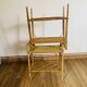 Pair of rattan bedside tables