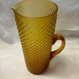 Amber glass carafe