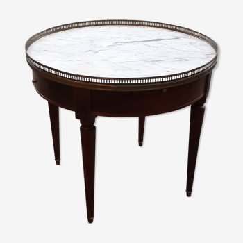 Louis XVI style coffee table with marble
