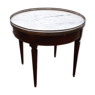 Louis XVI style coffee table with marble