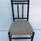 children's chair turned wood Napoleon lll