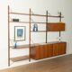 1960s wall shelf, Poul Cadovius