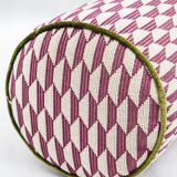 Coussin traversin géométrique Nobilis fait main