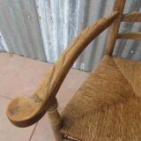 Wooden Dutch rustic farmers armchair Chair