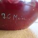 Hand-painted vase signed j.g. maire - 1920s/30s