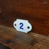 Enamelled plaque - Number 2