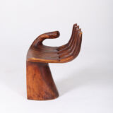 Solid wood hand chair