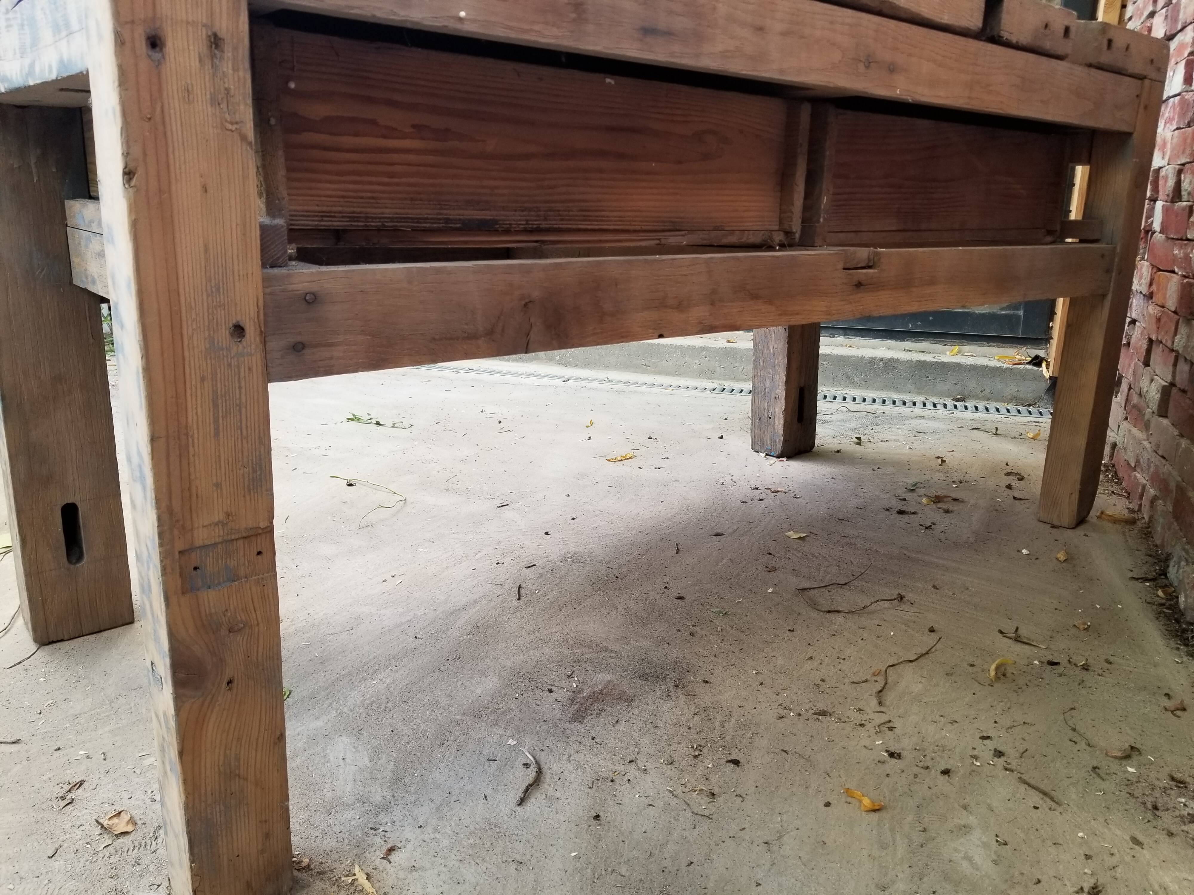 Workbench with drawers