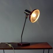 Midcentury Red Table Lamp By Aka Leuchen, Germany 1970s