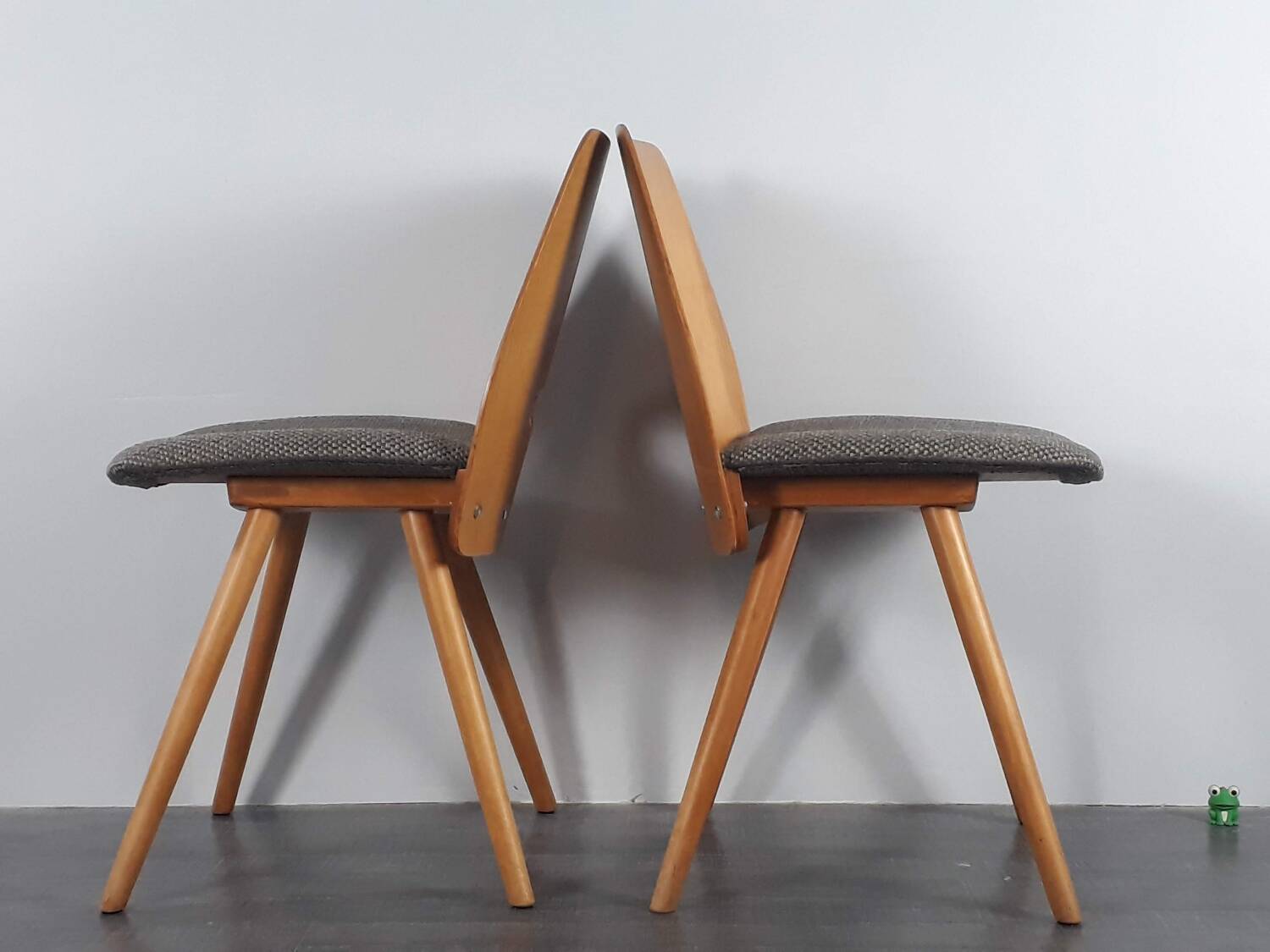 Set of 4 Lollipops chairs, Jiràk design, 1960s