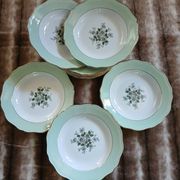 12 antique deep plates "Saint Tropez"