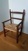 Children's straw armchair