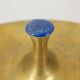 Philippe Hiquily. Hammered and gilded bronze bowl. Signed. 1980s.
