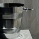 Seau à champagne à 2 anses strié H20,5 D25