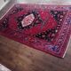 Handmade Persian Hamdan rug 235x140cm