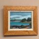 Original Swedish Oil on Panel “Coastal Landscape” by Göran Brunius – Signed