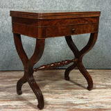 Table a games empire era, mahogany restoration around 1810