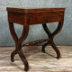 Table a jeux époque Empire, Restauration en acajou vers 1810
