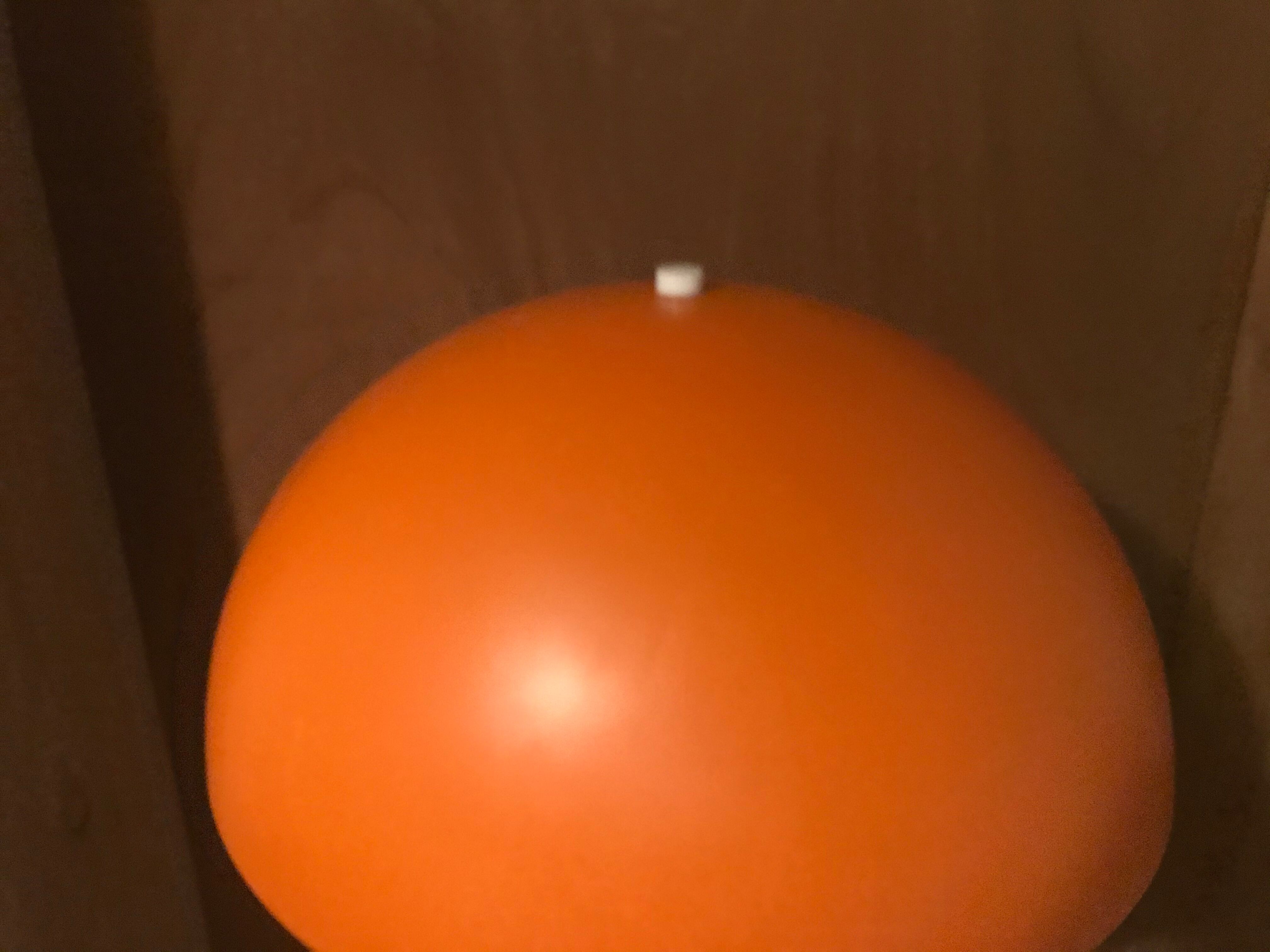 Vintage 70s orange and white lamp