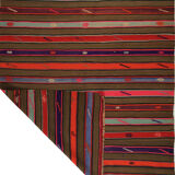 Anatolian handmade kilim rug 282 cm x 157 cm
