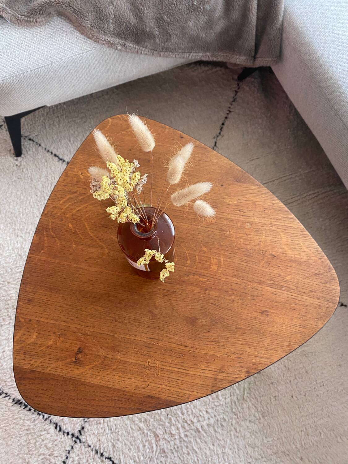 Vintage tripod coffee table
