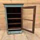Wall display cabinet in Burmese teak with original patina.