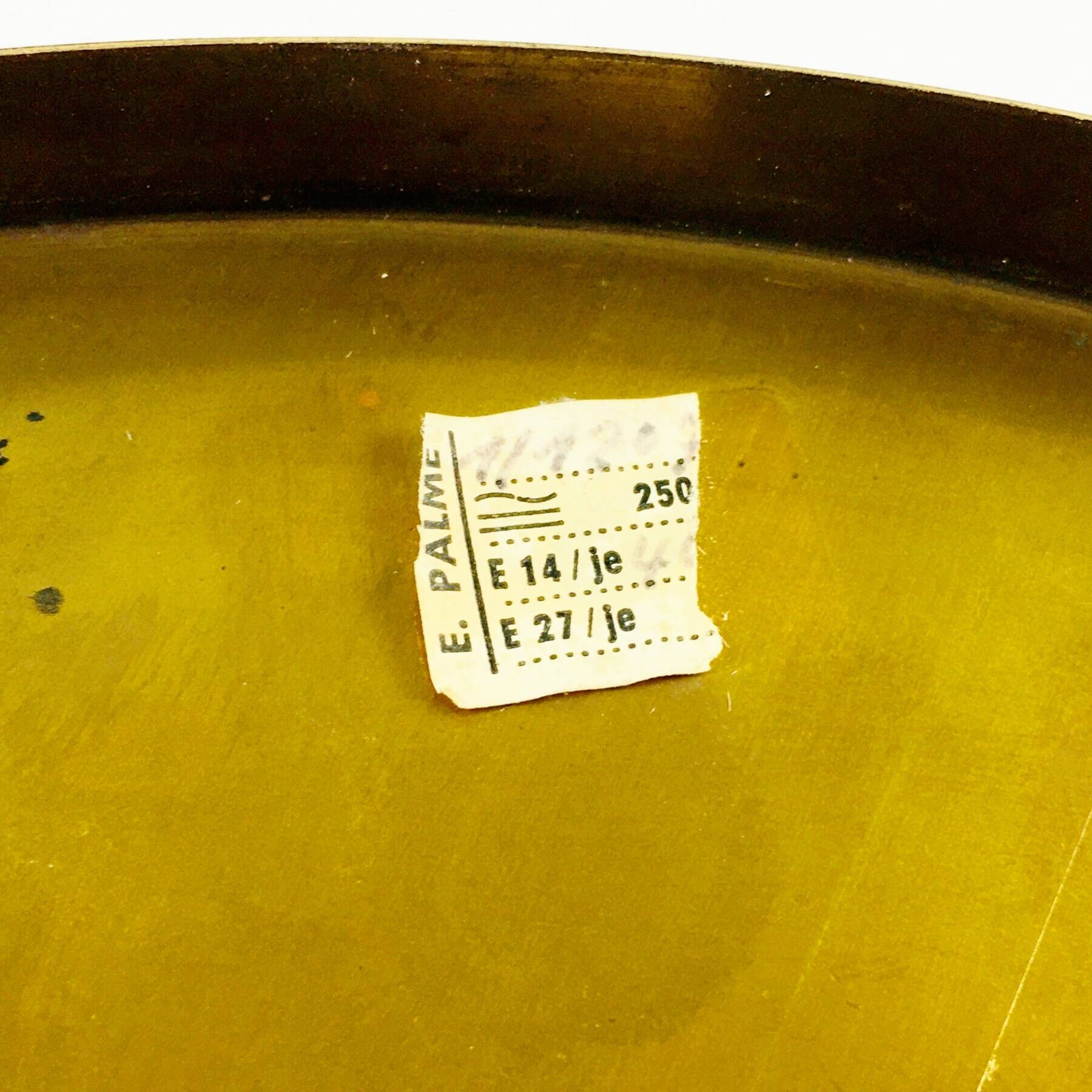 Large Mid-Century Murano Glass & Brass Flower Ceiling Light by Ernst Palme, Germany, 1960s/70s