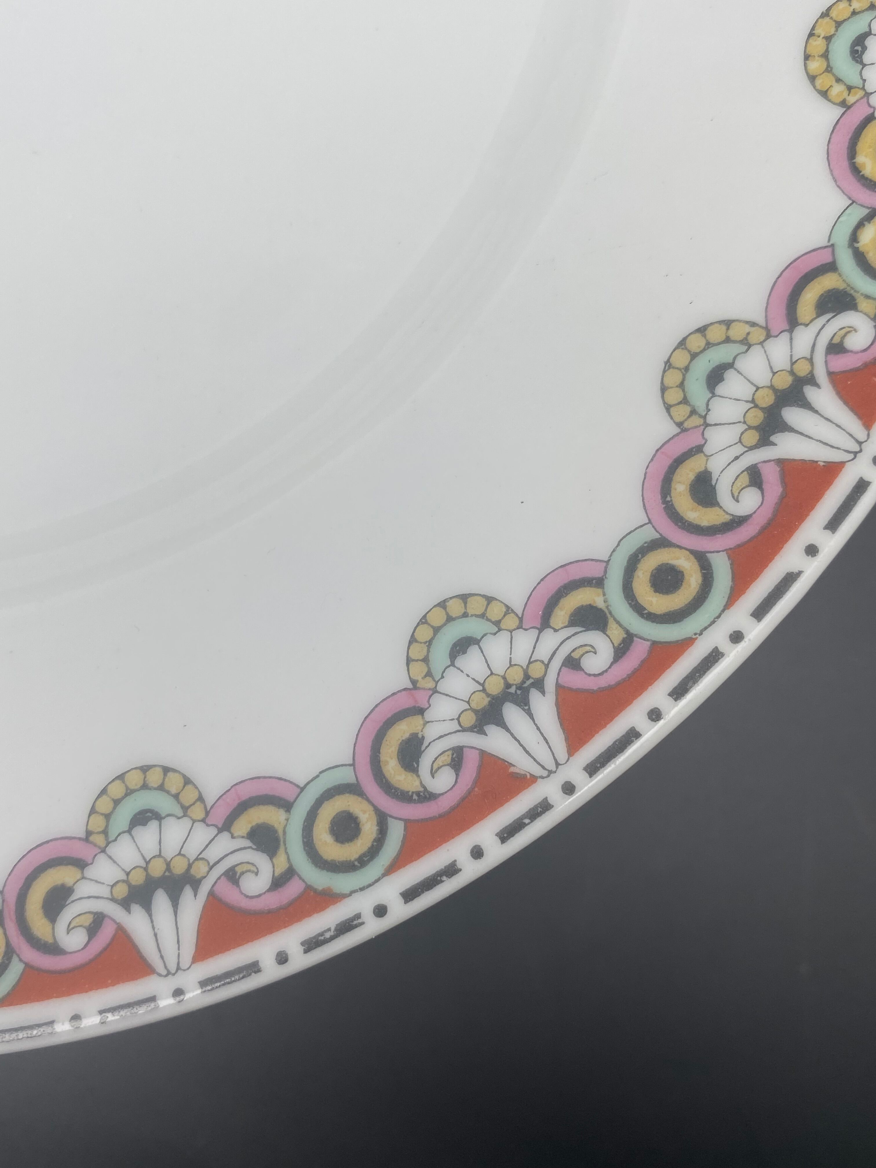 Service porcelain plates Limoges collab Bernardaud