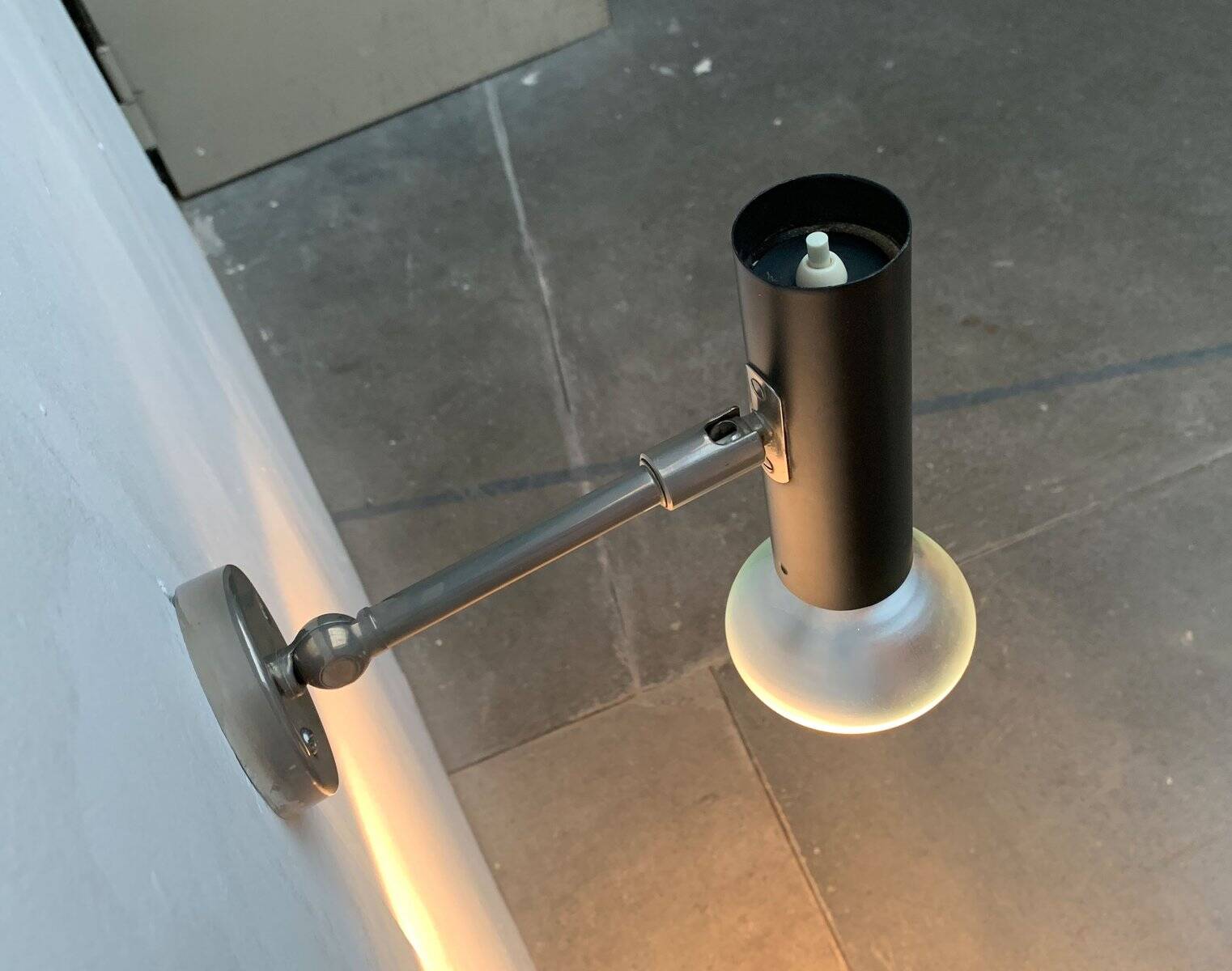 Mid-Century German Minimalist Wall Lamp from Beisl, 1960s