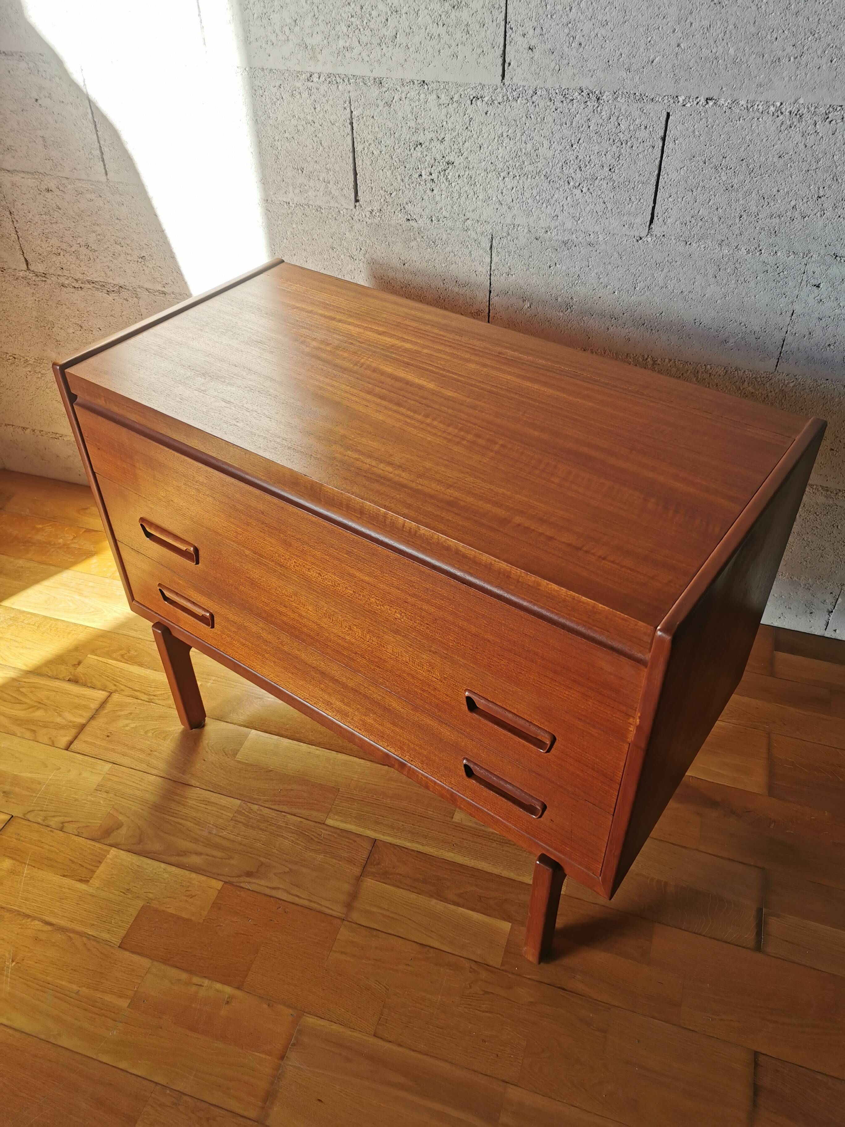 Scandinavian teak dresser by Arne Wahl Iversen for Brenderup.