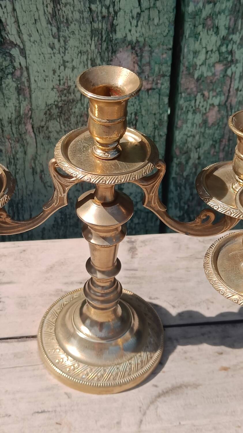 Pair of Italian candlesticks