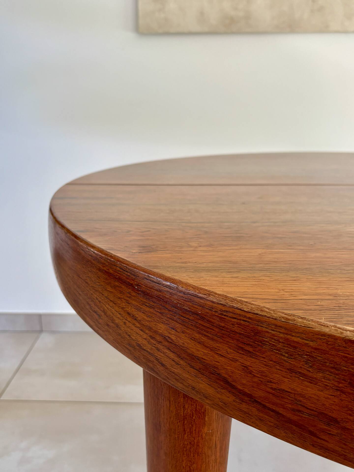Table à manger vintage scandinave Baumann 
