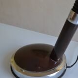 Vintage desk lamp France brown 70s 1970
