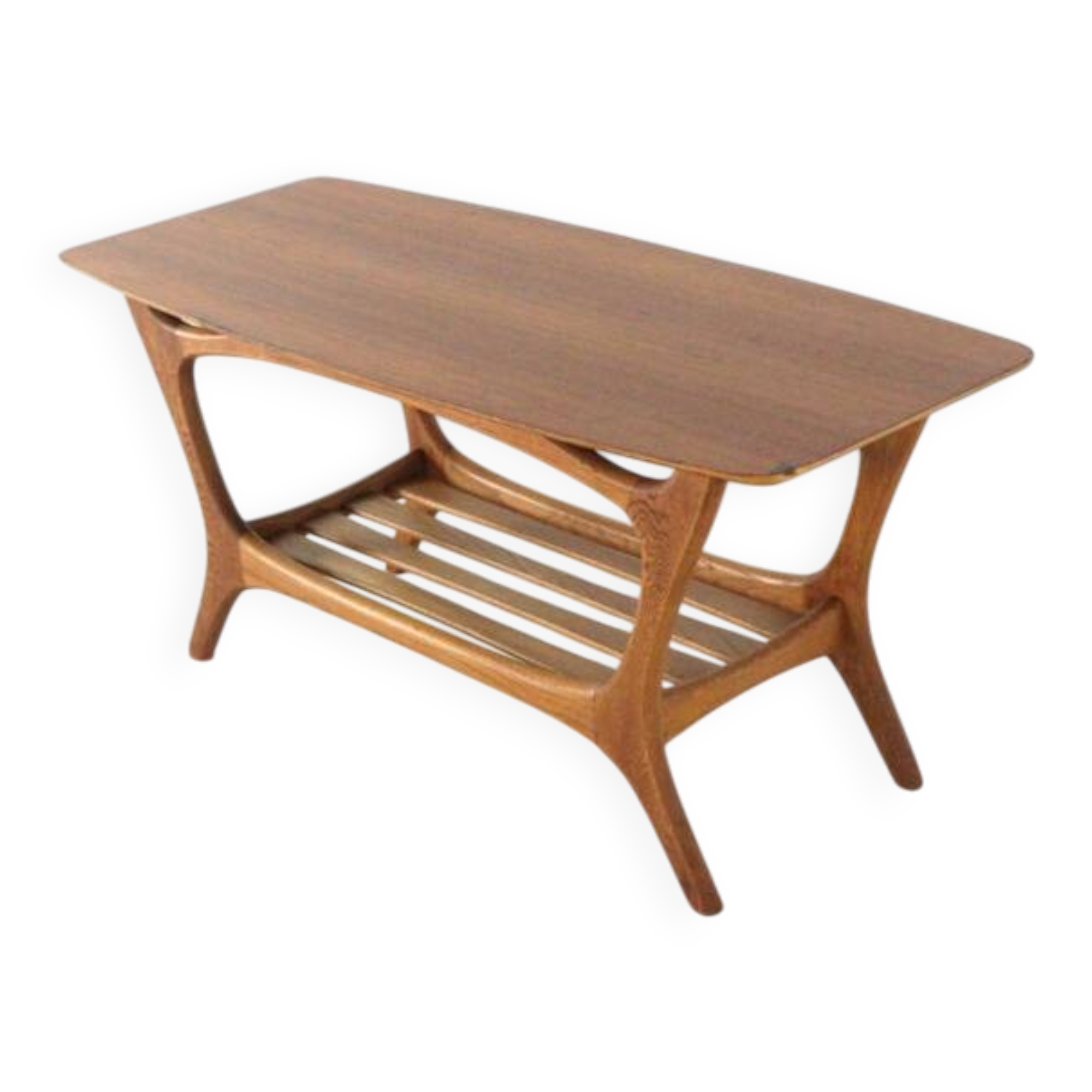 Coffee table 'Huizen' - dutch mid centiry modern design - organic shapes