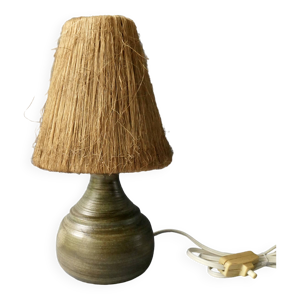 Lampe en céramique signée