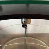 Rounded bar in tempered glass 1980