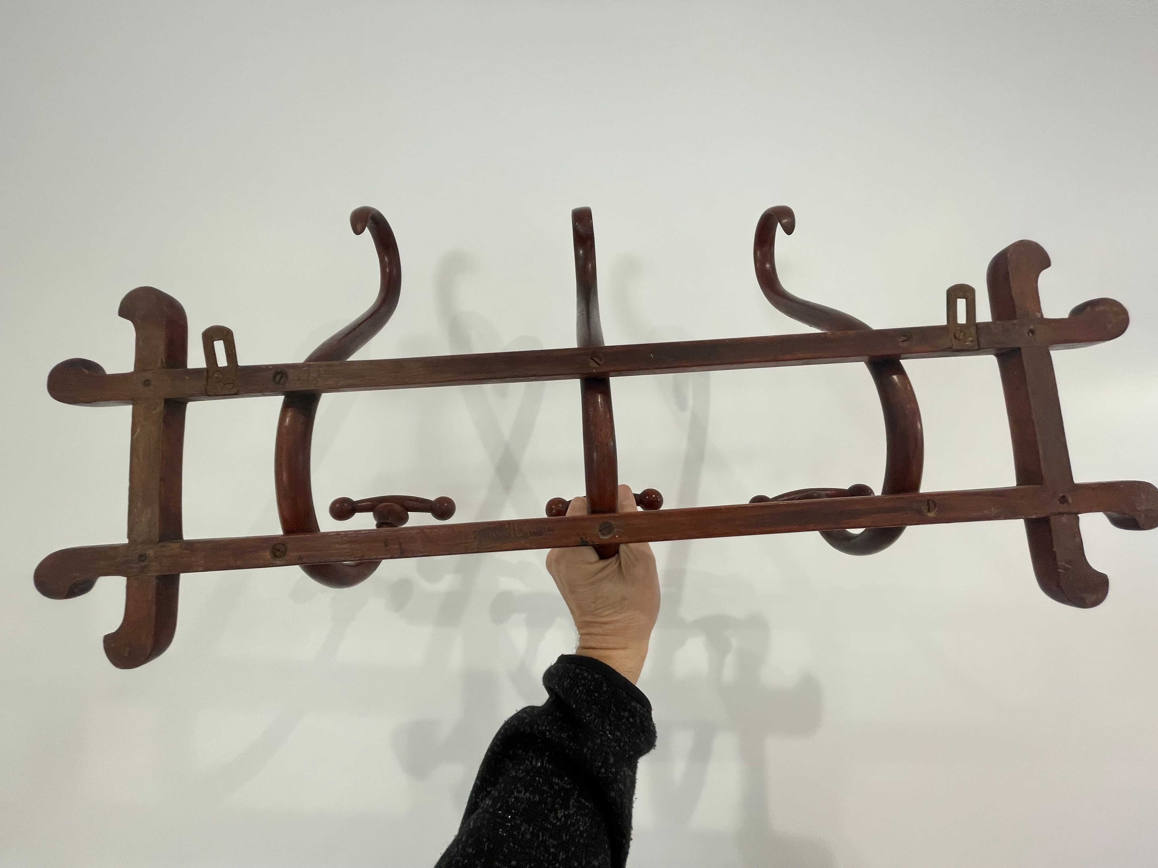 Wall hook coat rack bistro Thonet bentwood