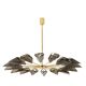 Simone Malachin. Murano glass "star" chandelier. Contemporary.